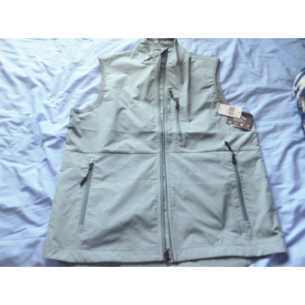 Mountain And Isles Men's Size M Full Zip Outdoor Hiking Olive Lightweight Vest